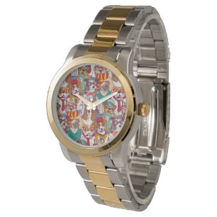 Montre Motif de mode de marionnette mignonne