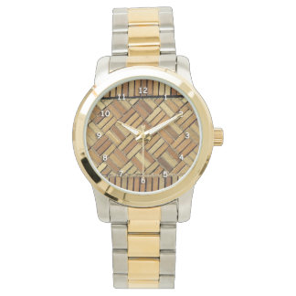 Montre - Motif de mur de briques