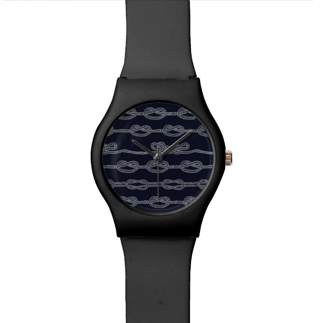 Montre Motif de noeuds marin (Fermer)