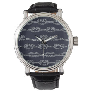 Montre Motif de noeuds marin