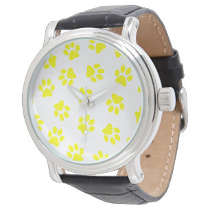 Montre Motif De Pâtes, Patrouilles De Chien, Paws Jaunes