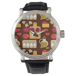 Montre Motif de pizza