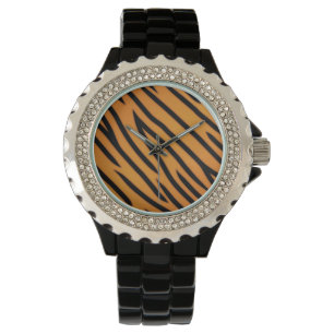 Montre Motif de rayure de tigre