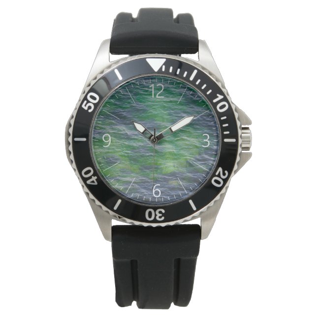 Montre Motif de surface de mer (devant)