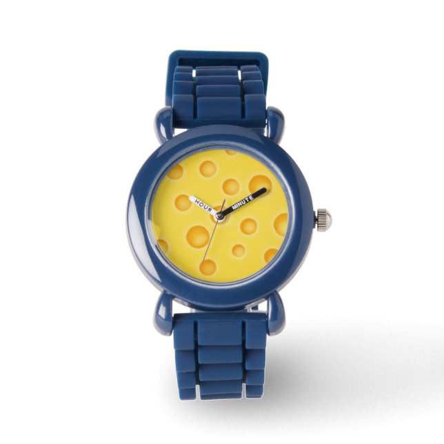 Montre Motif de texture au fromage suisse (Recto)