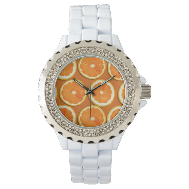 Montre Motif de tranches de citron (devant)