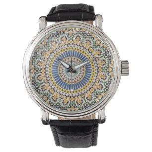 Montre Motif de tuiles géométriques, Maroc