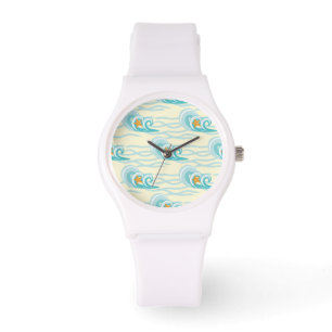 Montre Motif de vagues mou