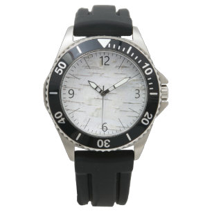 Montre Motif d'écorce de bouleau