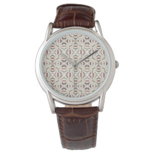 Montre Motif d'horloge abstrait rétro