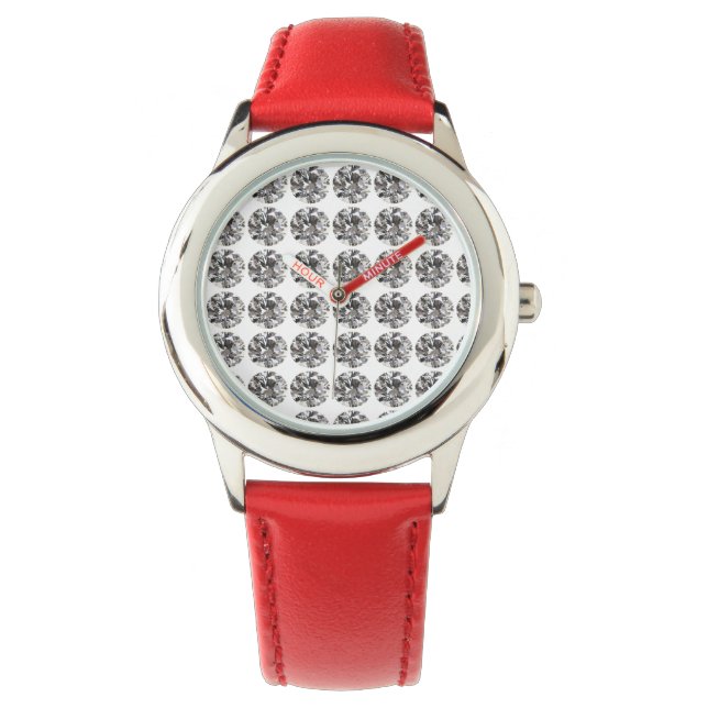 Montre Motif diamant (devant)
