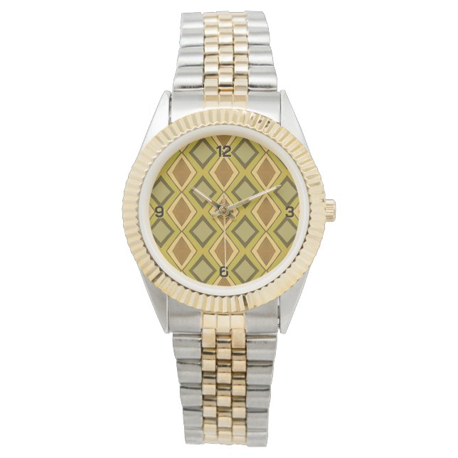 Montre Motif diamant Art Déco MCM (devant)