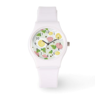 Montre Motif d'oeufs et de saucisses