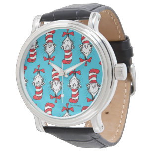 Montre Motif du Chat dans le Chapeau