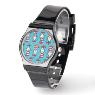 Montre Motif du Chat dans le Chapeau