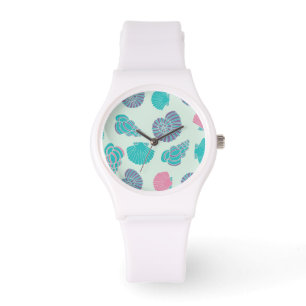 Montre Motif en pastel 1 de coquillage