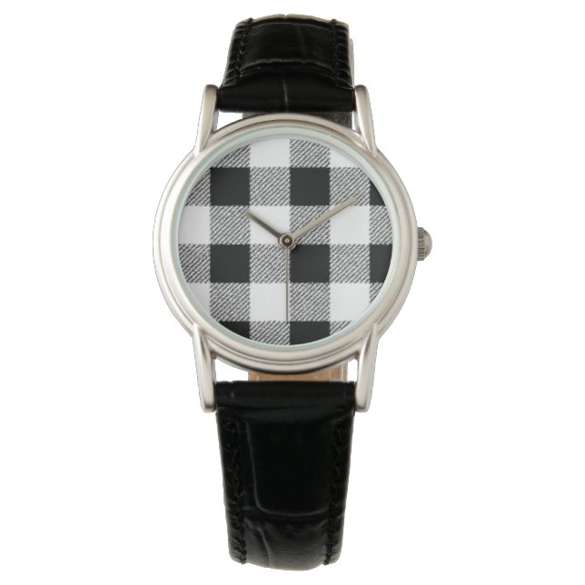 Montre motif En vichy (devant)