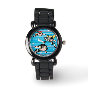 Montre Motif étoilé des filles Powerpuff