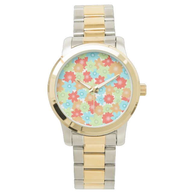 Montre Motif FLEURS (devant)