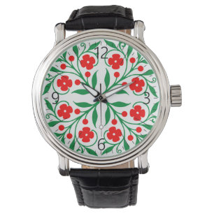Montre Motif floral