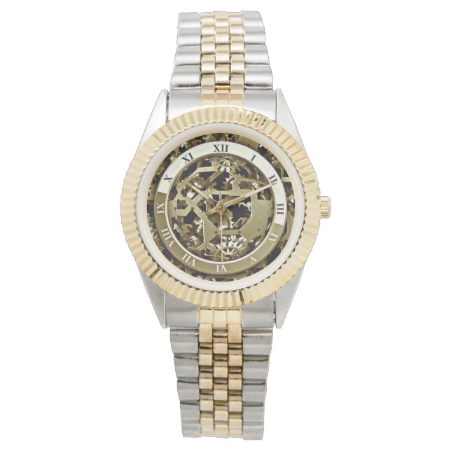 Montre Motif Golden Gear pour eWatch (devant)