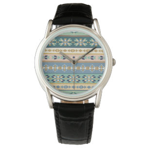 Montre Motif indien extérieur d'étape   de Geo