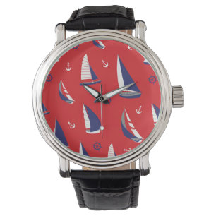Montre Motif Lean Sailboat