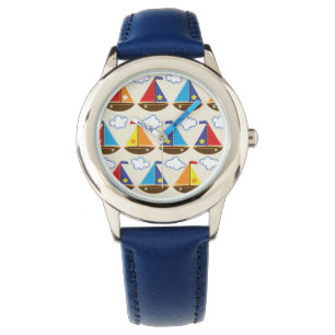 Montre Motif mignon 2 de voilier