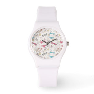 Montre Motif mignon d'abrégé sur été