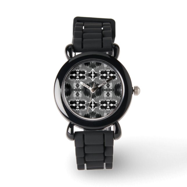 Montre Motif Miroir Ombre  (Recto)