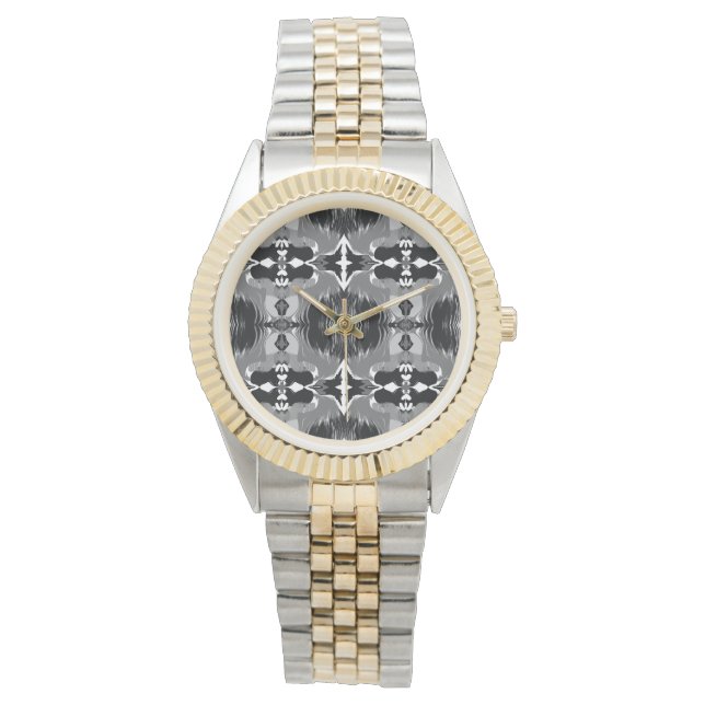 Montre Motif Miroir Ombre  (devant)