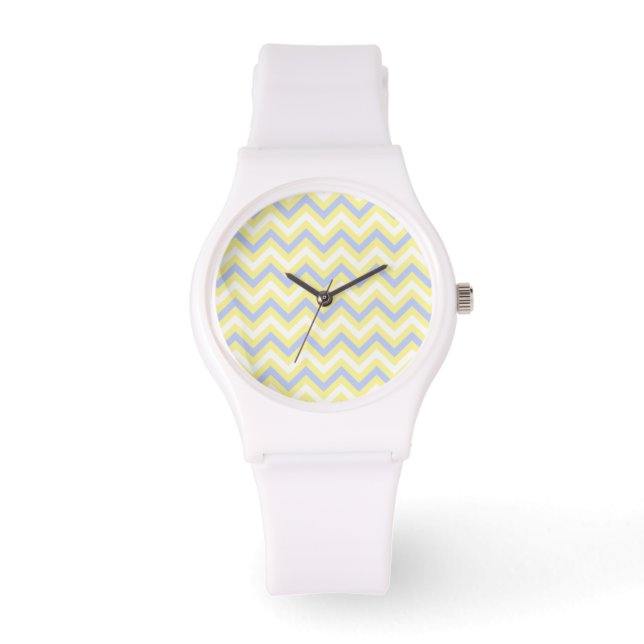 Montre Motif Pastel Chevron (Recto)