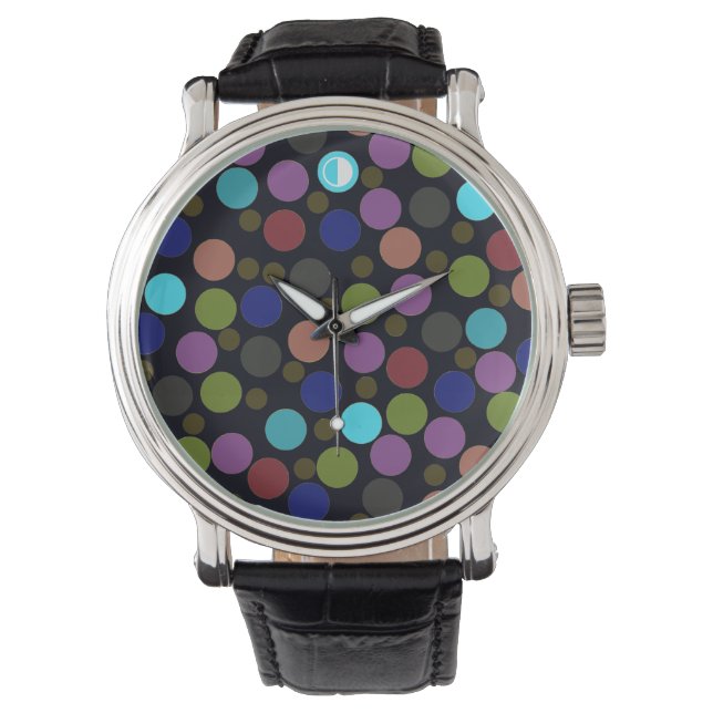 Montre motif pois (devant)