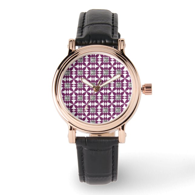 Montre Motif pourpre (Recto)