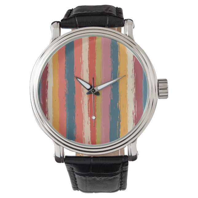 montre - motif rayé (devant)