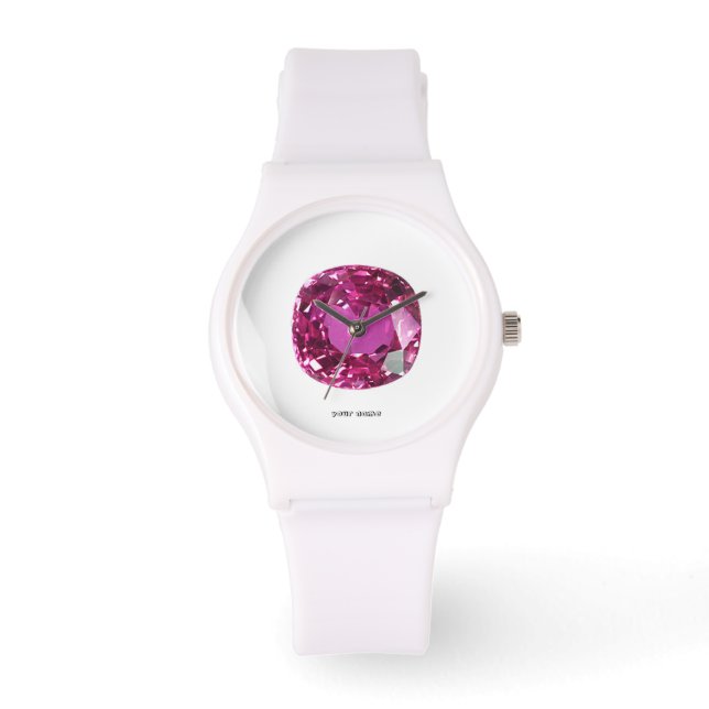 Montre Motif rose Gemstone (Recto)
