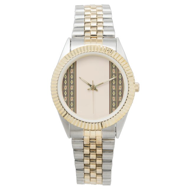 Montre Motif Tebeb Éthiopien (devant)