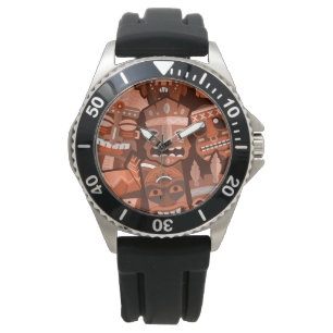 MONTRE MOTIF TIKI 2