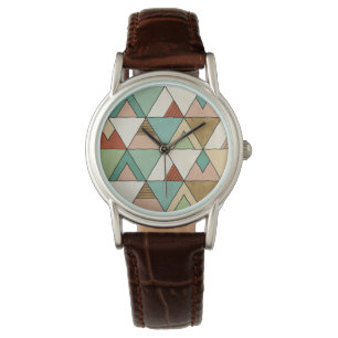 Montre Motif tribal tiré par la main d'étape de Geo d