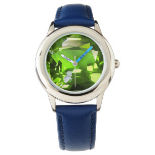 Montre Motif vert