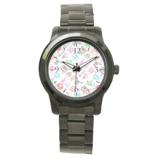 Montre Motifs de monstres drôles colorés mignons