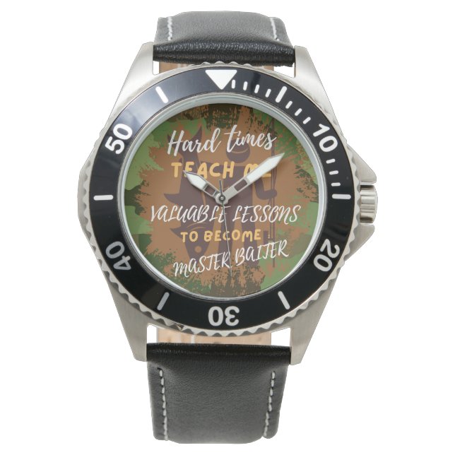 Montre Motivation de la pêche (devant)