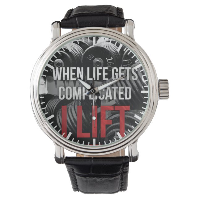 Montre Motivation de l'entraînement - I LIFT (devant)