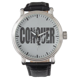 Montre Motivation du soulèvement du poids - CONQUER