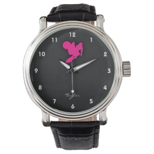 Montre Motocross rose chaud, moto de terre