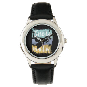 Montre Motoneige Retro Style Motoneige