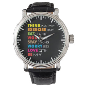 Montre Mots inspirés - de motivation