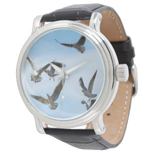 Montre Mouettes Tête Noire du Bosphore Art