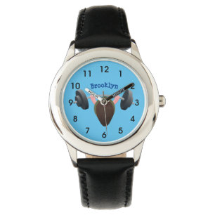 Montre Moule amusante travaillant sur l'illustration de d