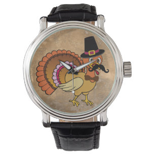 Montre Moustache Turquie de thanksgiving